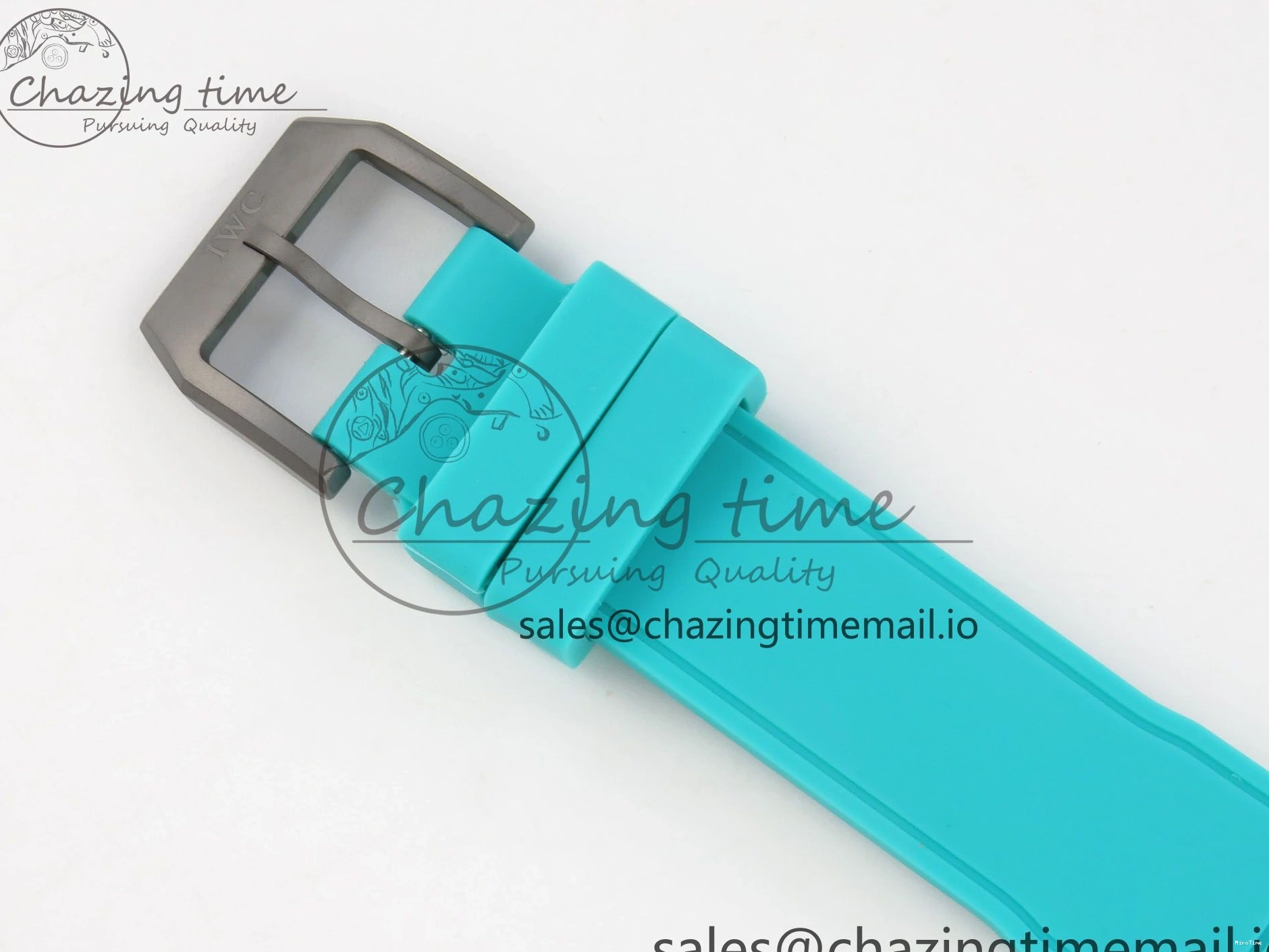 MIROTIME 0109 Pilot Mark XX BLSF 1:1 Best Edition Black Blue Dial on Blue Rubber Strap MIYOTA Sleek 6989